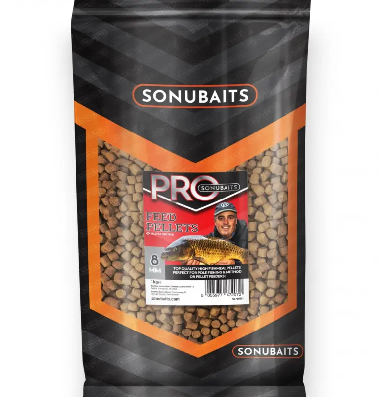 Pelete SONUBAITS pro feed, 1kg, 8mm Plată sigură