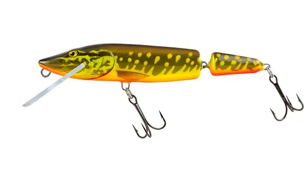 Vobler Salmo Pike Jointed Deep Runner , Hot Pike, 11cm, 14g Livrare expres