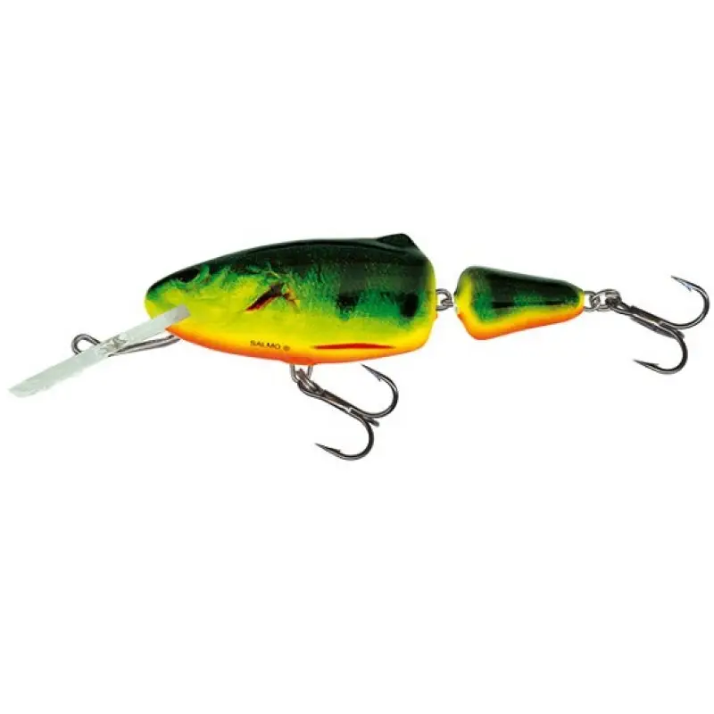 Reducere de preț Vobler Salmo Frisky Deep Runner, Real Hot Perch, 7cm