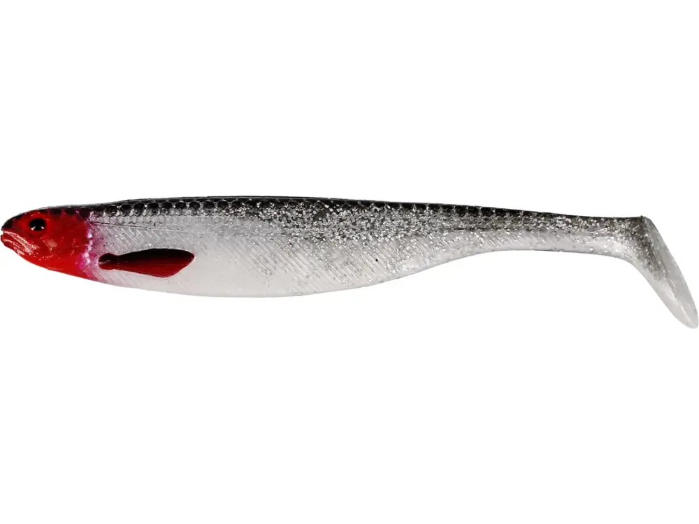 Plată sigură Shad Westin Shadteez Slim, Redlight, 7.5cm, 3g, 4buc/plic