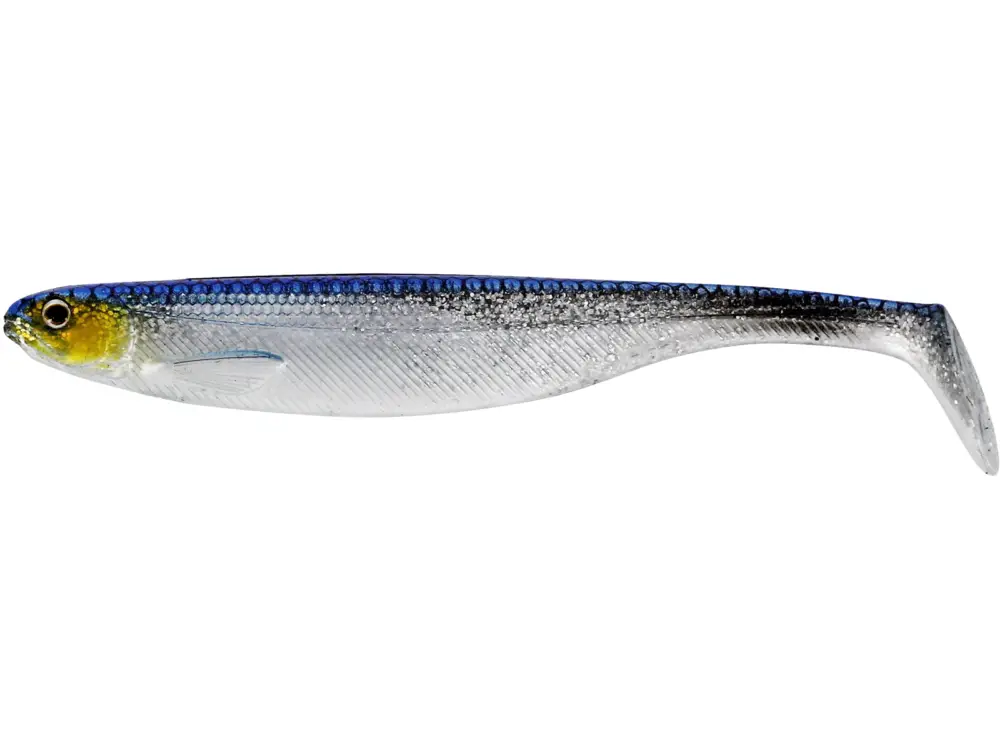 Calitate înaltă Shad WESTIN Shadteez Slim, Blue Headlight, 7.5cm, 3g, 4buc/plic