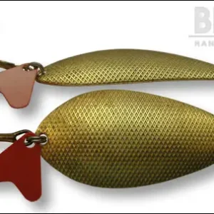 Cumpărături sigure Lingura Oscilanta BERTI Para Nr.2 Amprenta Patrate, Gold, 12g