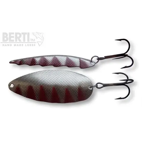 Reducere de preț Lingura Oscilanta BERTIlure Linx XXL Nickel Amprenta Patrate 7.8cm 13g