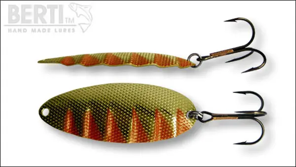Ofertă limitată Lingura Oscilanta BERTI Linx Nr. 2 Amprenta Patrate, Gold, 12g