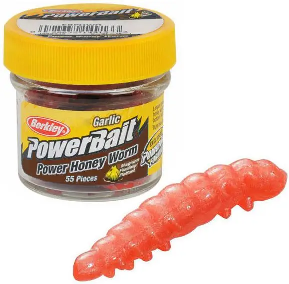 Viermi Artificiali BERKLEY Powerbait Honey Worms, 2.5cm, 55buc/flacon Preț promoțional