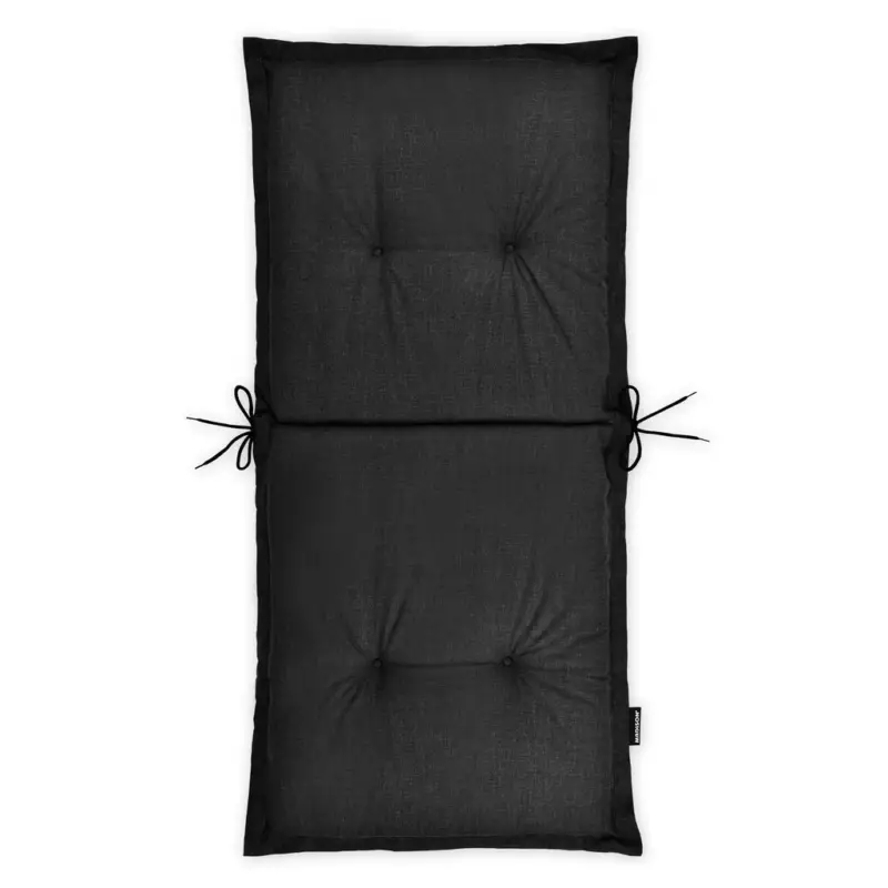 Plată securizată BASIC BLACK Pernă scaun spătar înalt, 50x100cm