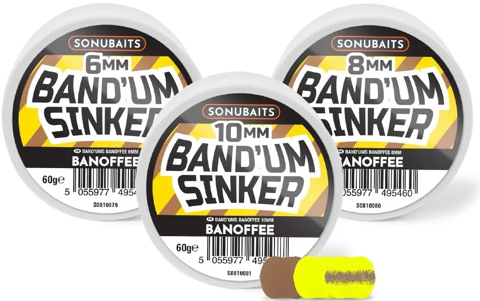 Vezi acum Pelete pentru Carlig SONUBAITS Band'um Sinkers, 10mm, 60g Banoffee
