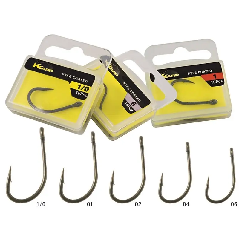 Retur gratuit Carlige K-Karp Teflon Anti-Snag, 10 buc/plic