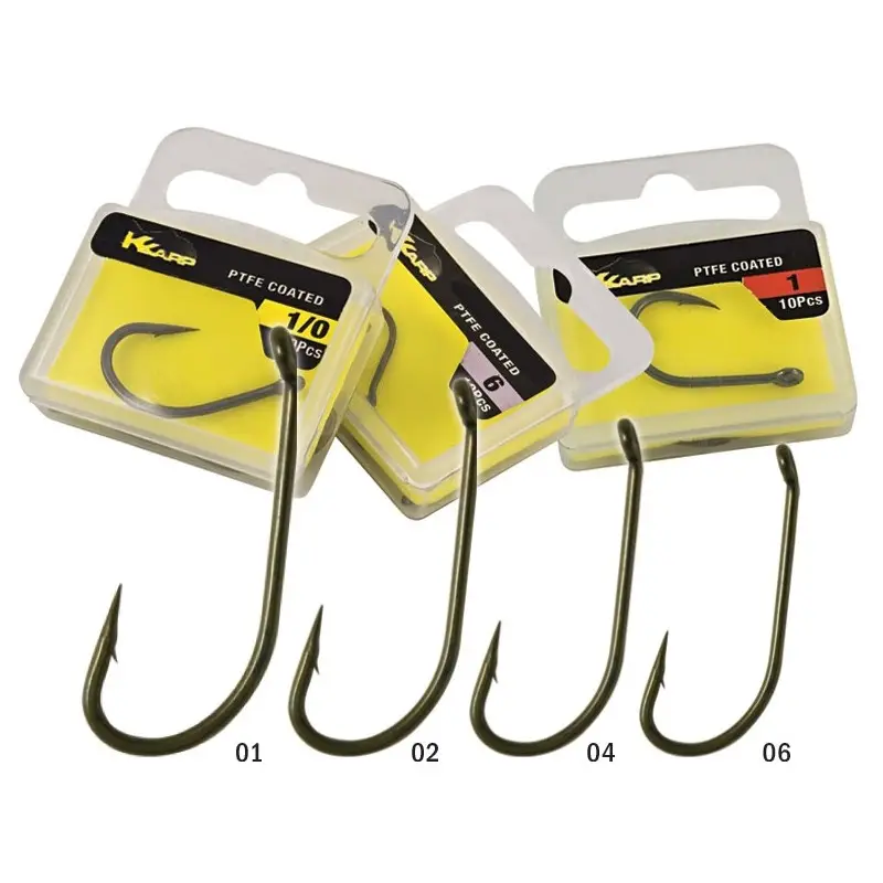 Carlige K-Karp Teflon D-Rig, 10buc/plic Livrare expres