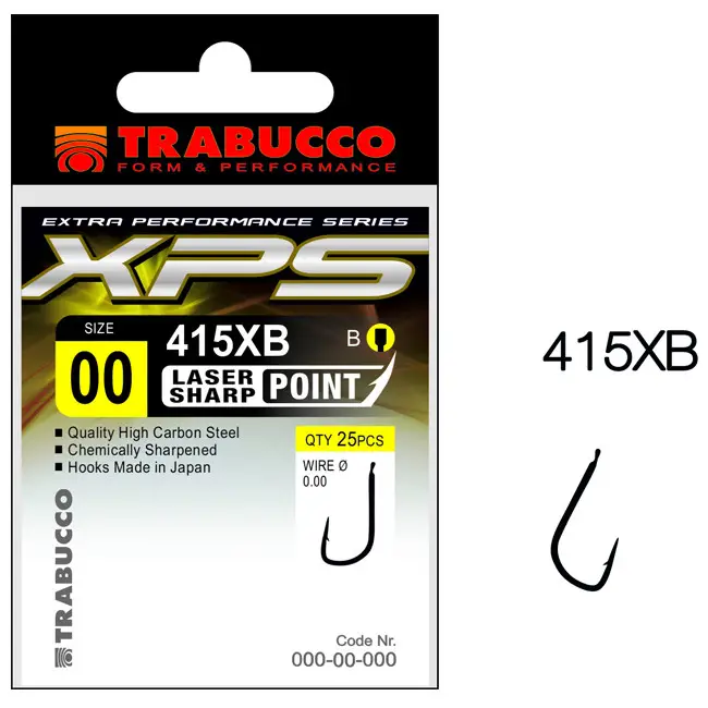 Mai ieftin Carlige Trabucco XPS 415XB, 25 buc/plic