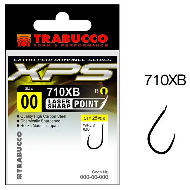 Doar azi Carlige Trabucco XPS 710XB, 25buc/plic