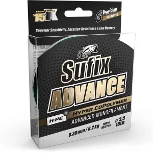Fir Monofilament Sufix Advance HMPE Hyper CoPolymer, Clear, 300m Noutate