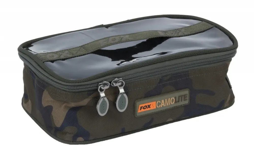 Livrare gratuită Geanta pentru Accesorii FOX Camolite™ Accesory Bag Medium, 16.5x13x9.5cm