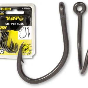 Retur gratuit Carlige Somn Black Cat Gripper Hook DG Coating, 6buc/plic
