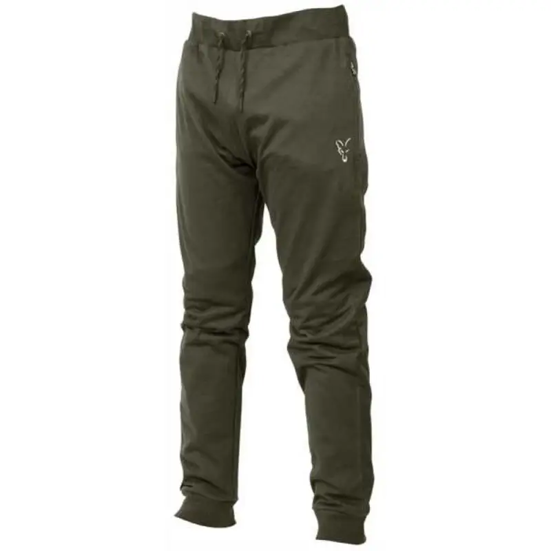 Pantaloni Lungi FOX Collection Lightweight Joggers, Green & Silver Cel mai vândut