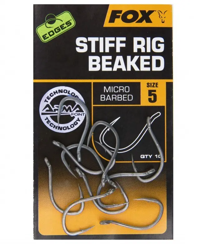 Ofertă limitată Carlige Fox Edges Armapoint Stiff Rig Beaked