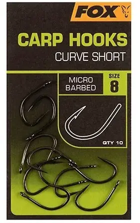 Carlige FOX Curve Shank Short, 10buc/plic Disponibil imediat