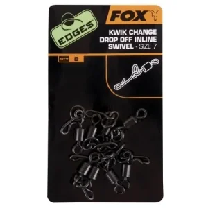 Vartej FOX Edges Kwik Change Inline Swivel Nr.7, 8buc/plic Cumpără online