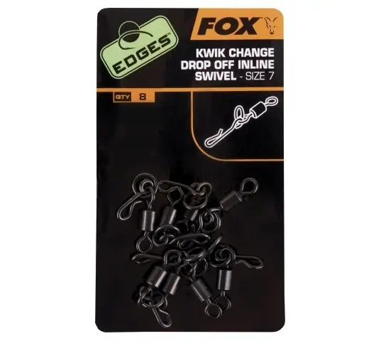 Vartej FOX Edges Kwik Change Inline Swivel Nr.7, 8buc/plic Cumpără online