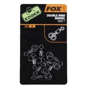 Vartej Fox Edges Double Ring Swivel Nr.7, 8buc/plic Cel mai vândut