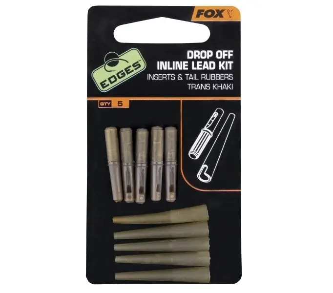 Disponibil imediat Kit Montura Plumb Pierdut Fox Edges Inline Drop Off, 2x5buc/set