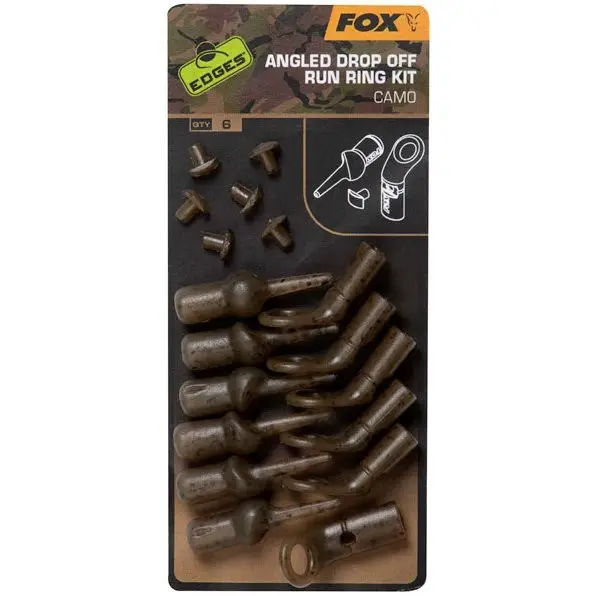 Kit FOX Angled Drop Off Run Rig Camo, 3x6buc/set Ofertă specială