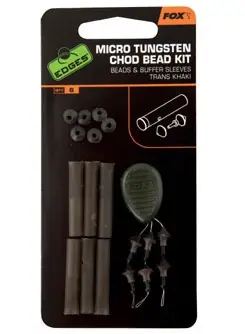 Plată sigură Kit FOX Micro Tungsten Chod Bead, 3x6buc/set