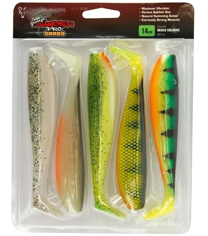Preț promoțional Shad Fox Rage Pro Zander, Mixed Colors, 14cm, 5buc/plic