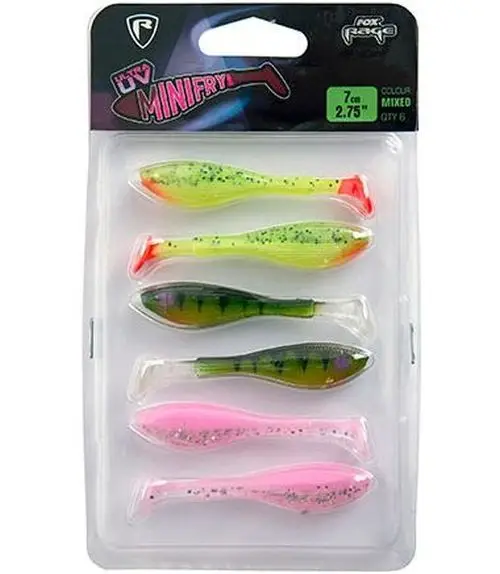 Shad Fox Rage UV Mini Fry, 7cm, 6buc/plic Ofertă limitată