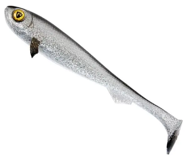 Shad Fox Rage Super Slick Shad UV, Bleak, 28cm, 1buc/plic Chilipir