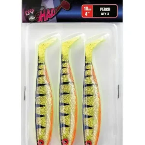 Doar azi Shad Fox Rage Pro Shad, UV Perch, 10cm, 3buc/blister