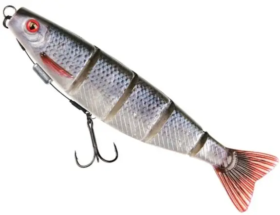 Ultima șansă Shad Armat FOX Rage Loaded Jointed Pro Shad, Culoare Super Natural Roach, 14cm, 31g, Nr.1