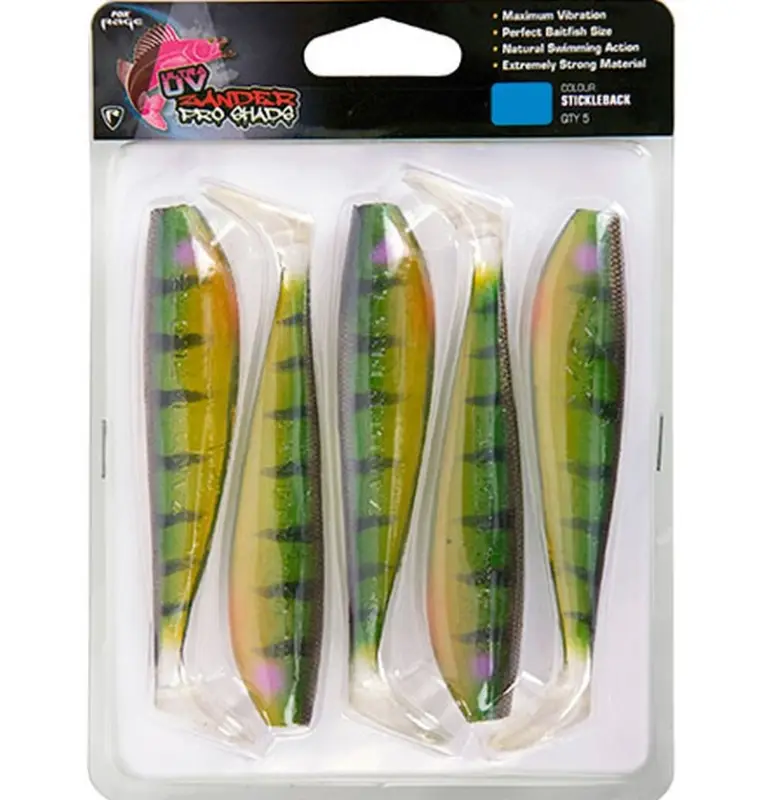 Shad Fox Rage Zander Pro Ultra UV, Stickleback, 7.5cm, 5buc/blister Plată sigură