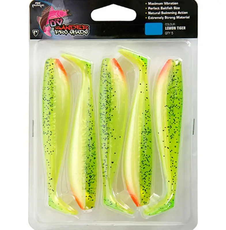 Shad Fox Rage Zander Pro Ultra UV, Lemontiger, 7.5cm, 5buc/blister Mai ieftin