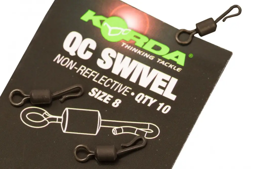 Livrare rapidă Vartej cu Agrafa Rapida Korda QC Swivel, Nr.8, 10buc/plic