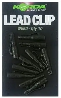 Clips Plumb Pierdut Korda Lead Clip Weed, 10buc/plic Doar azi