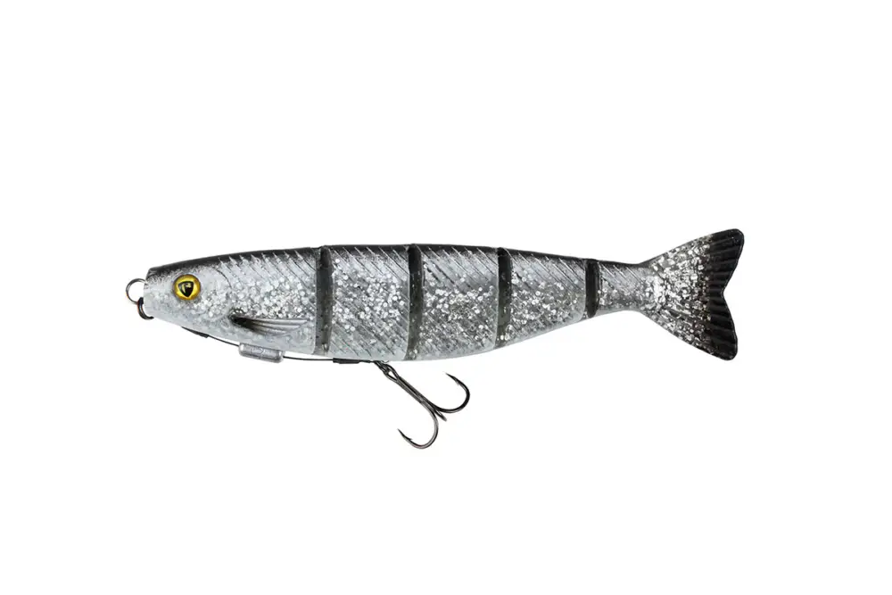Shad Armat FOX Rage Loaded Jointed Pro Shad, Culoare UV Bleak, 18cm, 52g, Nr.1/0 Preferatul clienților