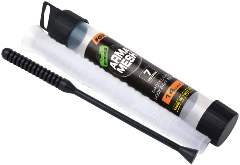 Disponibil imediat Kit Plasa Protectie Momeala Fox Edges Arma Mesh System + Tija Compresie, 7m