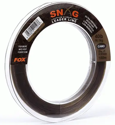 Cumpără online Fir Monofilament Inaintas FOX Snag Leader Line Camo