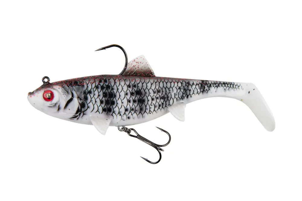 Cumpărături sigure Swimbait FOX Rage Replicant Wobble, UV Zebra, 18cm, 90g, 1buc/blister