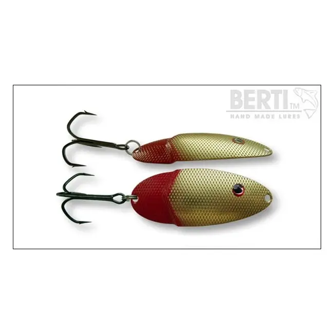 Ofertă Lingura Oscilanta Bertilure Lucky Redtail Nr.1 Gold Amprenta Patrate 6cm 7g