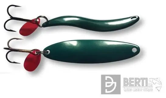 Lingurita Oscilanta Berti Taifun Nr.1, Pearl Green, 53mm, 7g Calitate înaltă