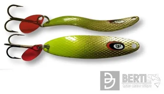 Lingurita Oscilanta Berti Taifun Nr.1, Yellow Tail, 53mm, 5g Bestseller