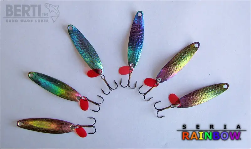 Lingura Oscilanta Bertilure Taifun Nr.1, Amprenta Dragon Skin, Culoare Rainbow, 7g Ofertă specială