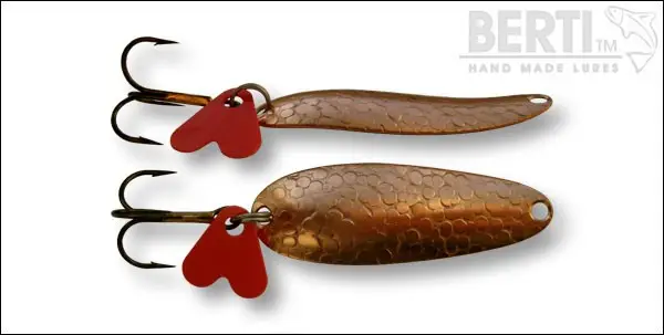 Reducere extra Lingura Oscilanta Bertilure MOGO Nr.2 Amprenta Dragon Skin Culoare Cupru 5Grame