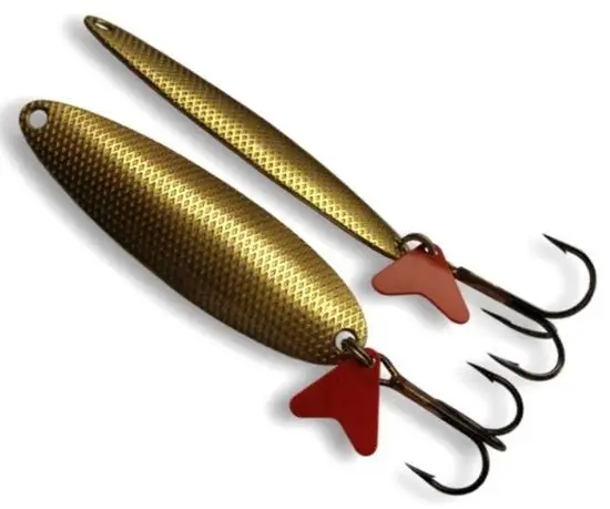 Reducere de preț Lingurita Oscilanta Berti Banana, Gold, 7cm, 8.5g
