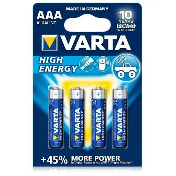 Baterie Varta High Energy AAA 1.5V 4buc/set Discount
