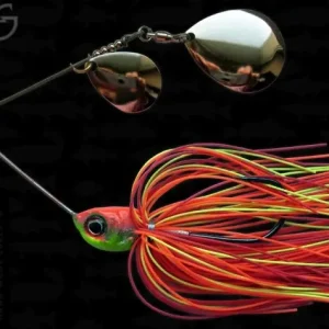 Spinnerbait Berti Gigant Big&Strong Colorado Colorado, Portocaliu/Rosu/Chartreuse, 17g Ofertă