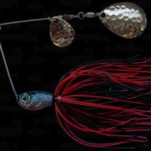 Preferatul clienților Bertilure Spinnerbait Colorado Nr.2 Colorado Deep Cup 14g Skirt Siliconic Rosu - Negru
