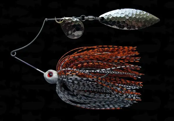 Nu rata Spinnerbait Bertilure Shallow Killer Colorado/Salcie Alb-Negru/Orange-Negru 11g
